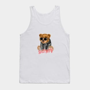 Bear design "Bad boy" Tank Top